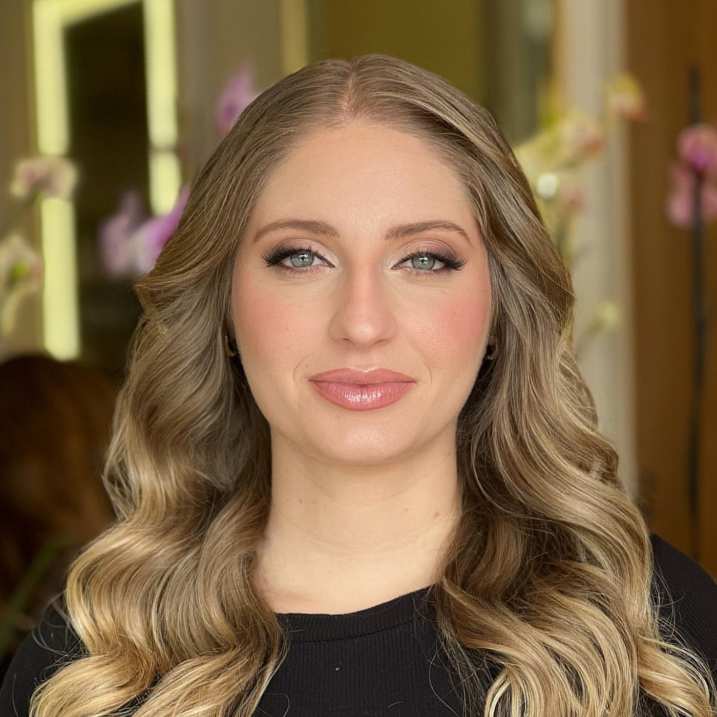 Maquiagem e cabelo para ensaio de gestante